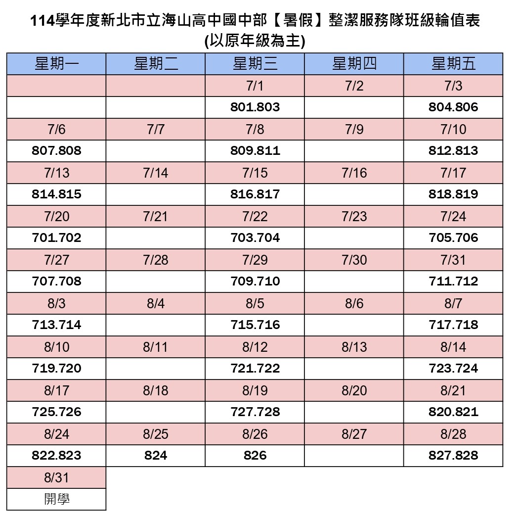 整潔服務隊